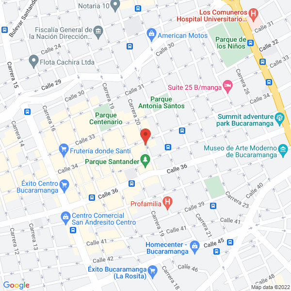 Map of Restaurante Mediterraneo