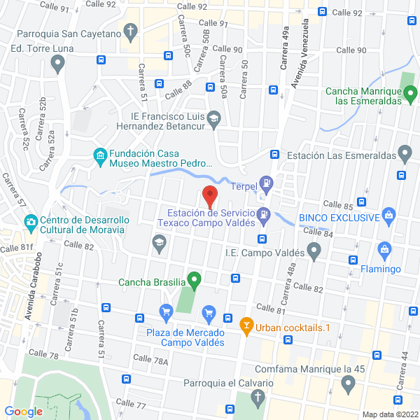 Mapa de Restaurante Porton Macedonia