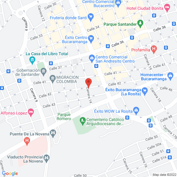 Map of Restaurante Punto La 42