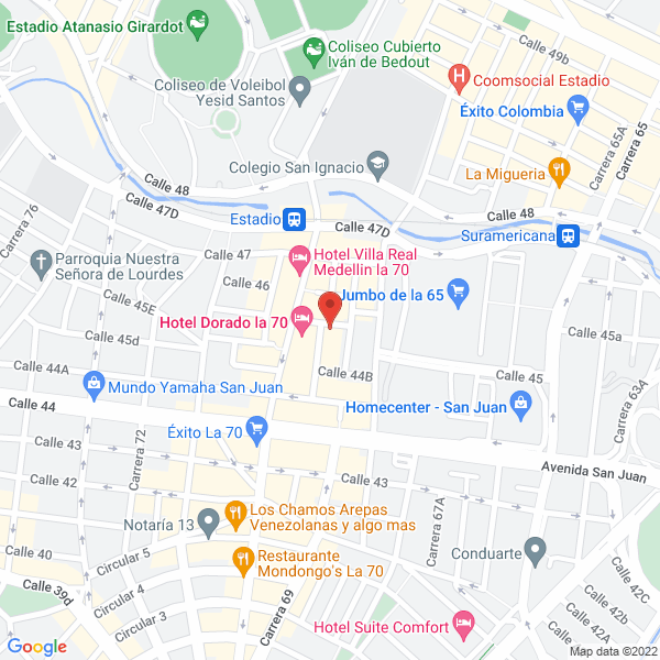 Mapa de Quiceno Transporte De Materiales