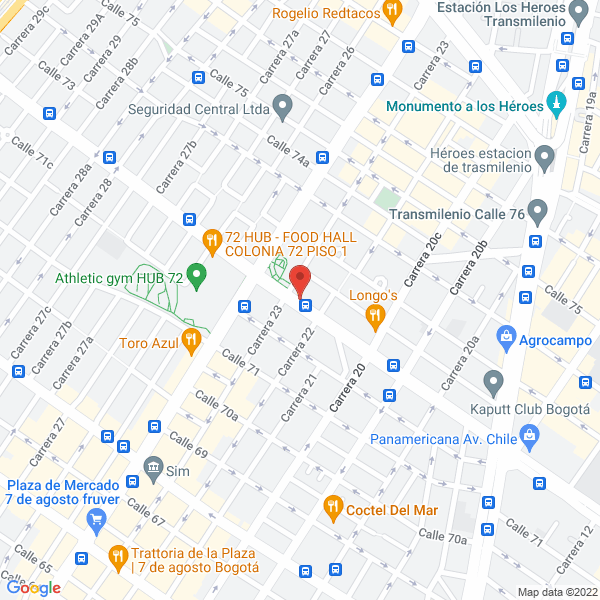 Mapa de Revista Hoteleria Al Día