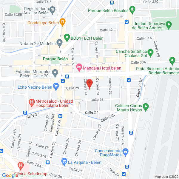 Mapa de Revitex