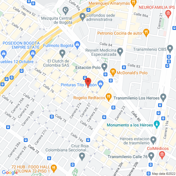 Mapa de Rl Impresores S.A.S