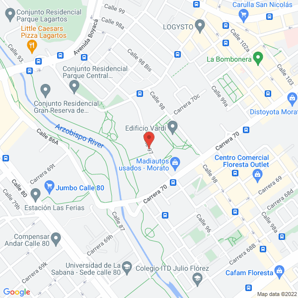 Mapa de Roa Revisoria Y Auditoria S.A.S.