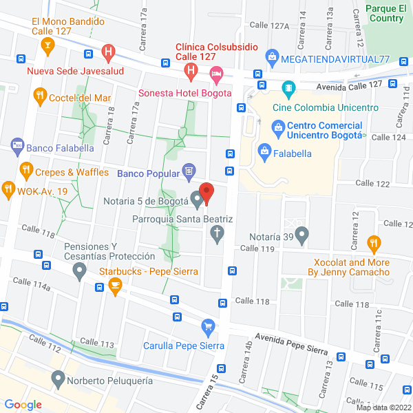 Mapa de Robles Pacheco Diana Isabel
