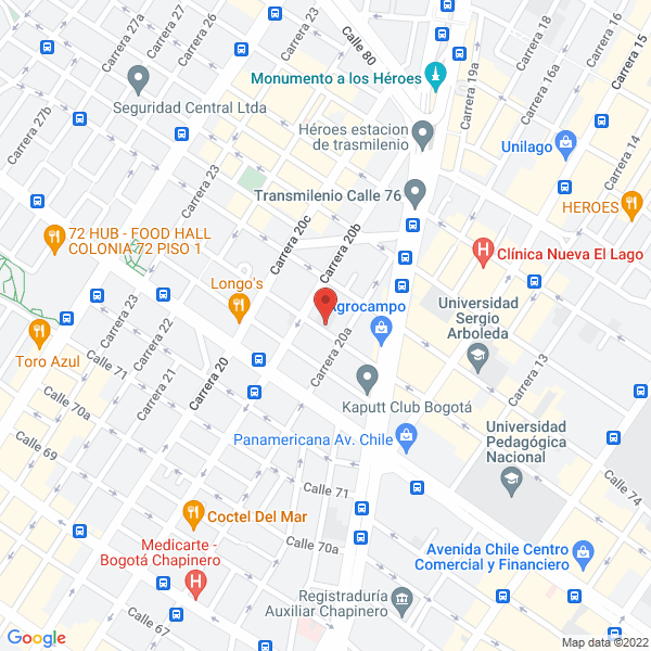 Mapa de Robótica Colombia S.A.S.