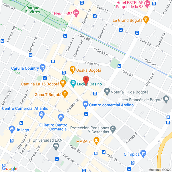 Mapa de Rocket Distribuciones S.A.S