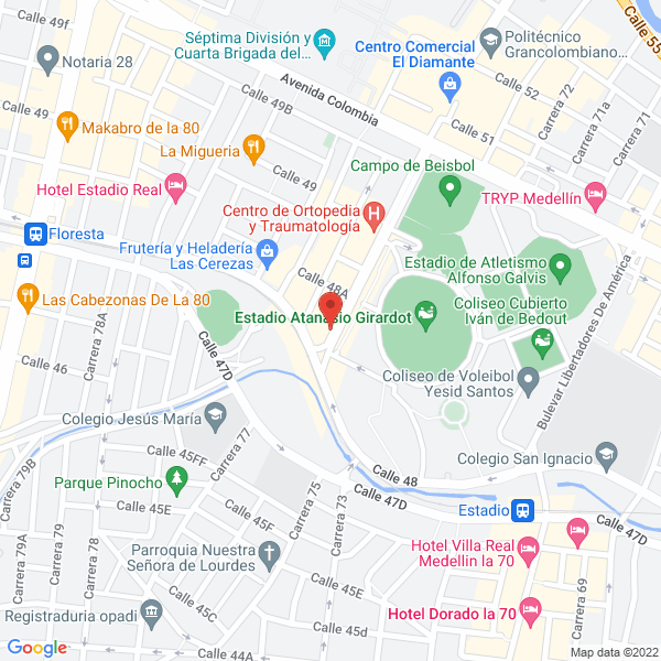 Mapa de Sport Real
