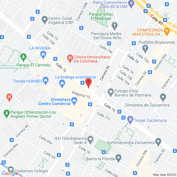 Mapa de Sala De Belleza Alba