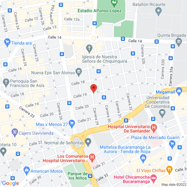 Map of Sala De Belleza Magenta