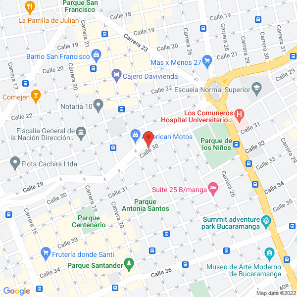 Map of Sala De Belleza Oh My God Beauty Salon