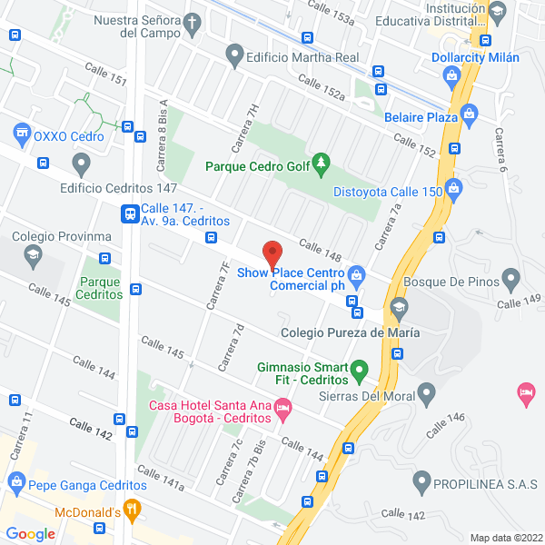 Mapa de Sala De Belleza San Ángel