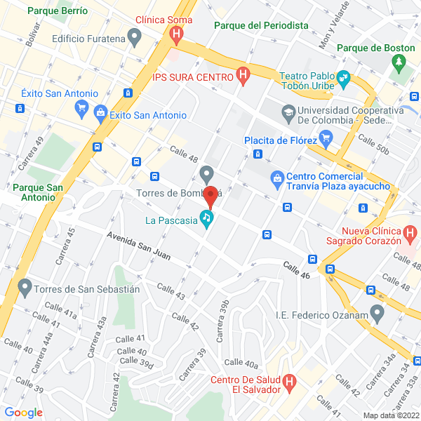 Mapa de Sala De Belleza Tentaciones