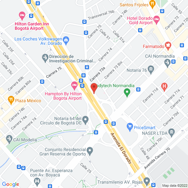 Mapa de Servibarras Ltda.