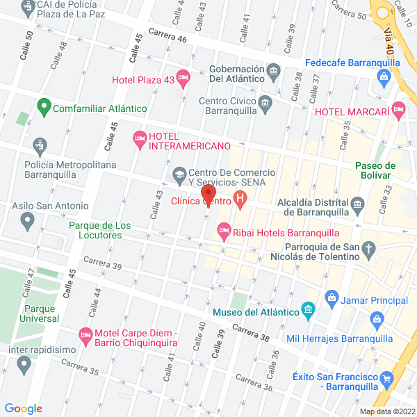 Map of Servibrillo Uv