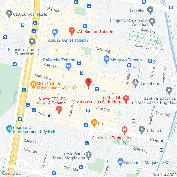 Mapa de Servicio Eléctrico Automotriz Del Norte