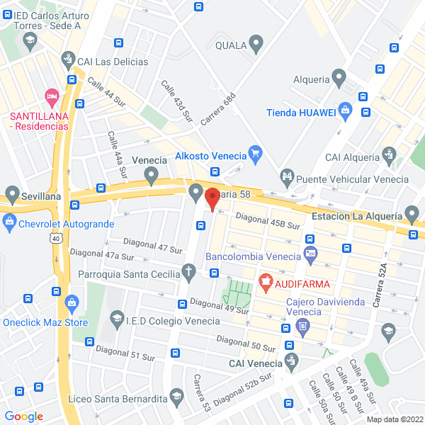 Mapa de Servicios Industriales Karo S.A.S.