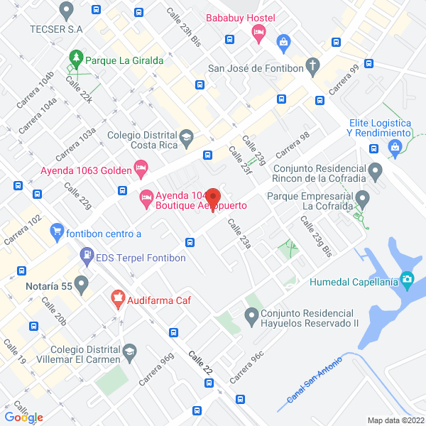 Mapa de Servicios Integrados Aduaneros Ltda.