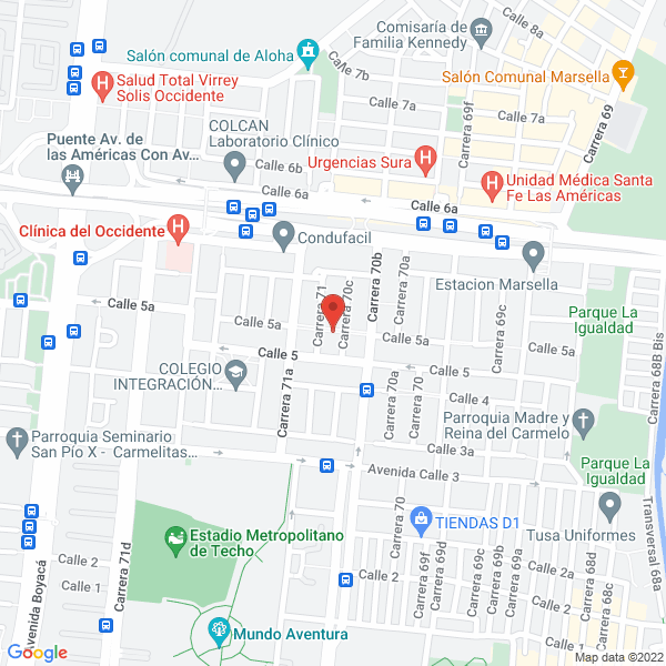 Mapa de Servicios Integrales De Mantenimiento Ingeniería S.A.S.
