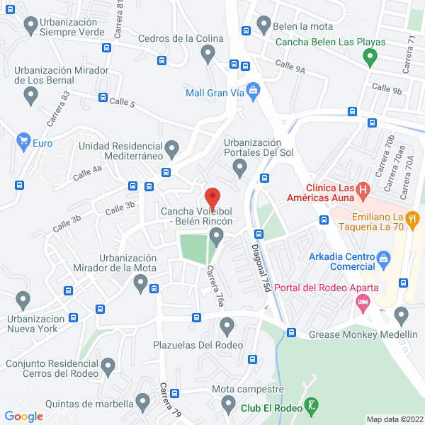 Mapa de Sanabria Y Asociados