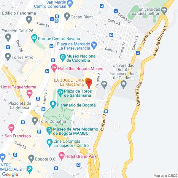 Mapa de Sandwich Taller