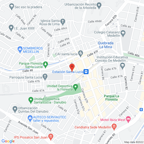 Mapa de Sanli Confecciones