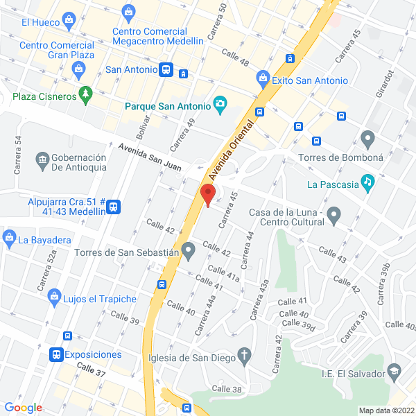 Mapa de Serviplasticos Ltda