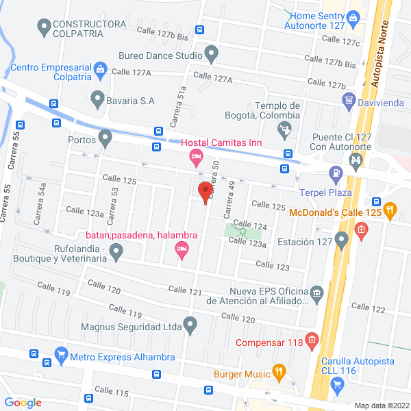 Mapa de Servipublicos Y Gestión Integral Ltda.
