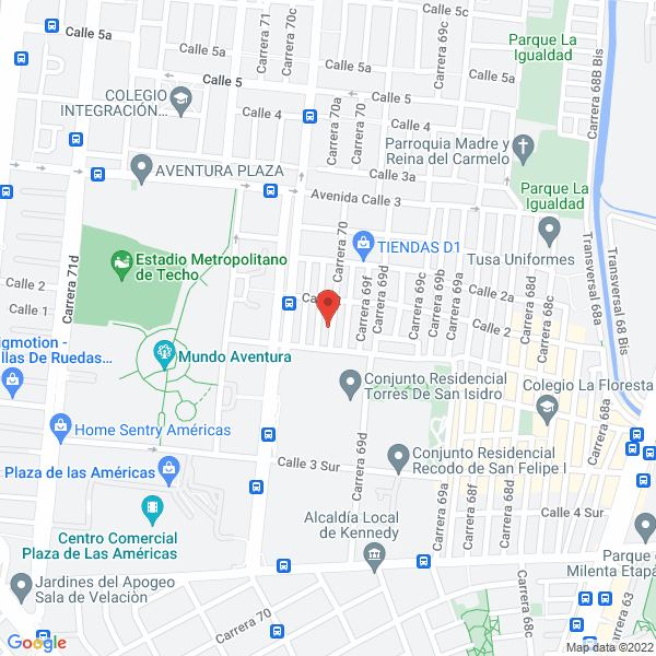 Mapa de Sidecont S.A.S.