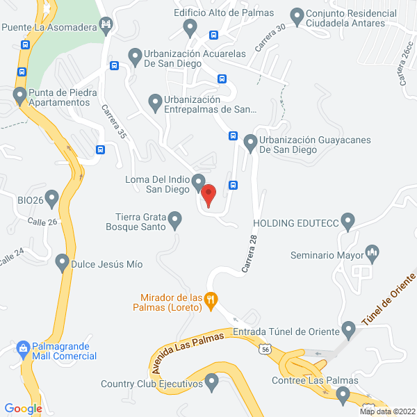 Mapa de Sala De Negocios