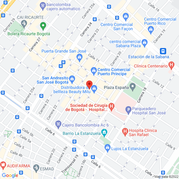Mapa de Perfumería Y Cosmeticos Versace