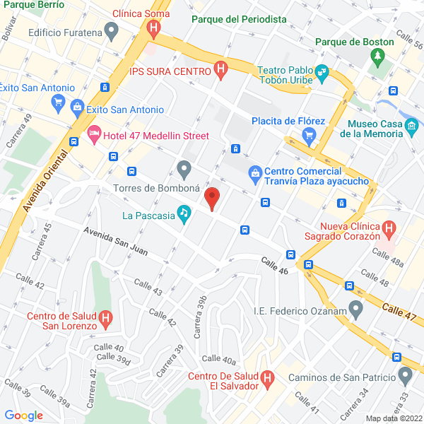 Mapa de Perifoneo Profesional