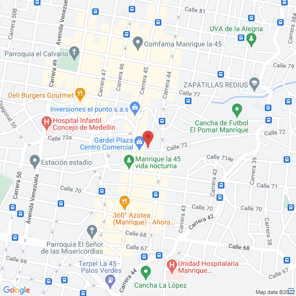 Mapa de Persianas Alfa S.A