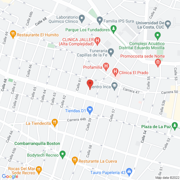 Map of Picasso Ostreria