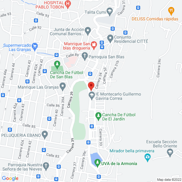 Mapa de Supermercado Builes