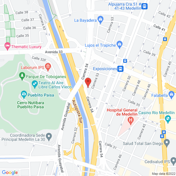Mapa de Supermercado La 35