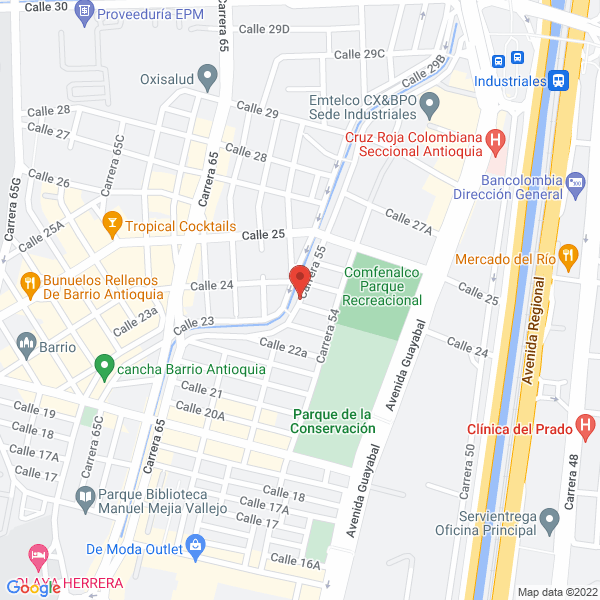 Mapa de Supermercado La Placita