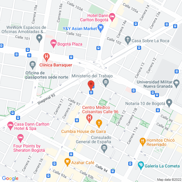 Mapa de Santana Santana Y Asociados S.A.S.