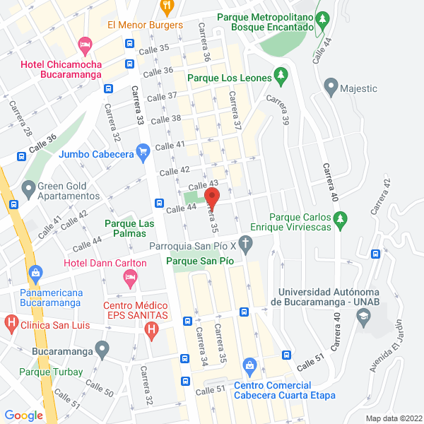 Map of Sante Boutique