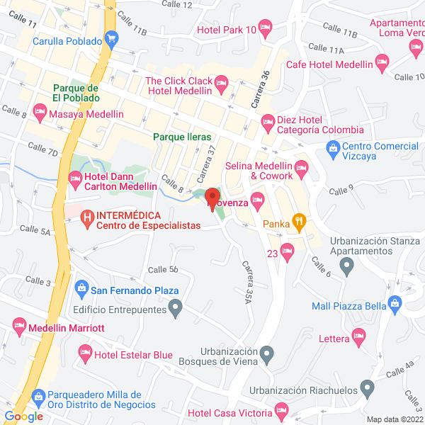 Mapa de Sastrería Y Modistería La Divina Eucaristía