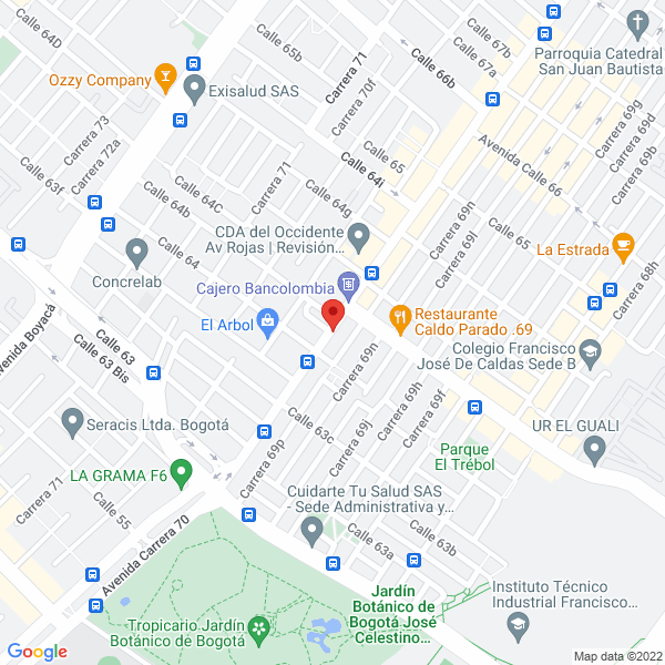 Mapa de Satel Comunicaciones