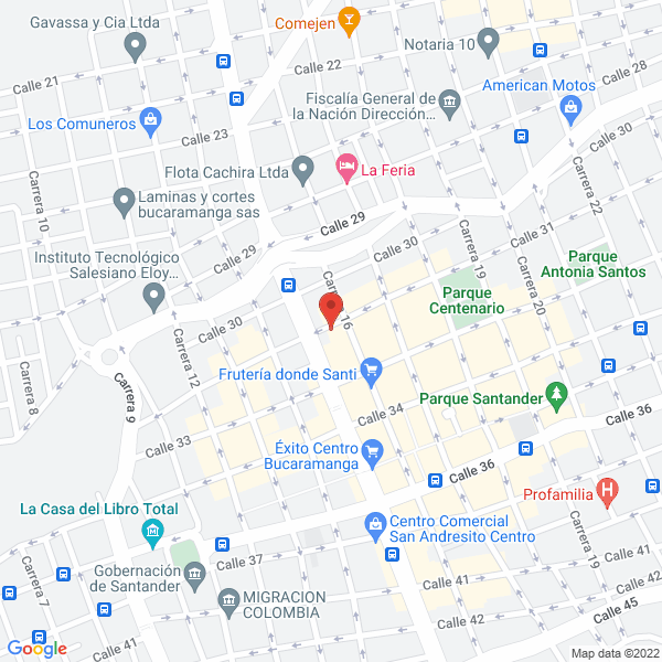 Map of Supermercado Calderón