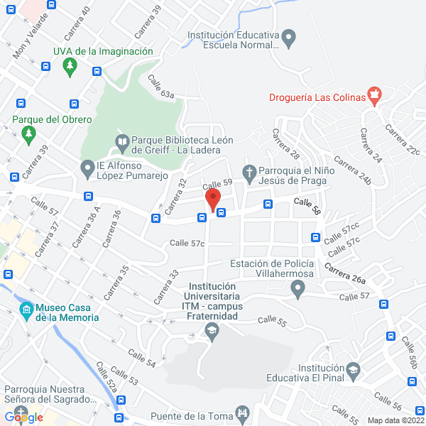 Mapa de Supermercado El Viejo Paris