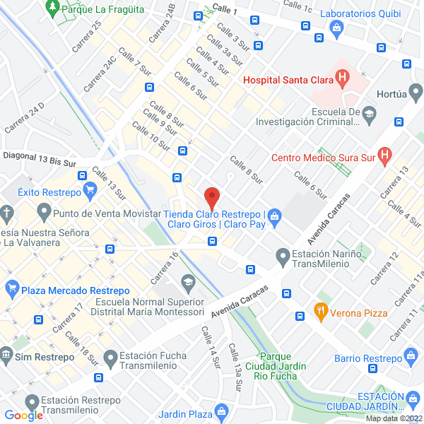 Mapa de Supermercado J.M.
