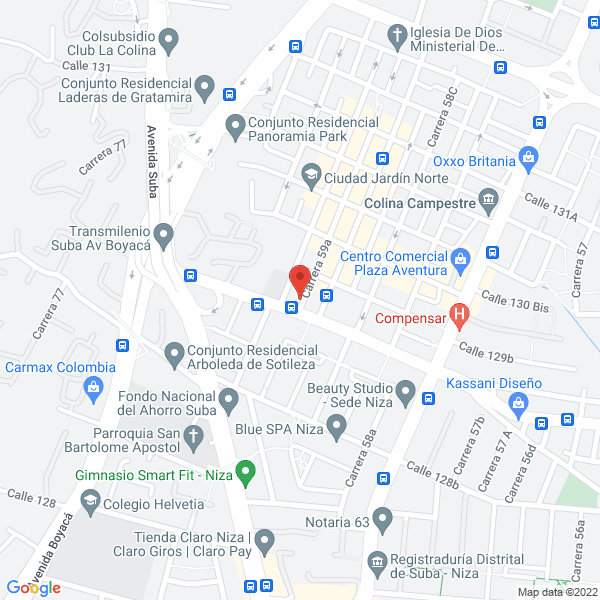 Mapa de Supermercado La Regalia