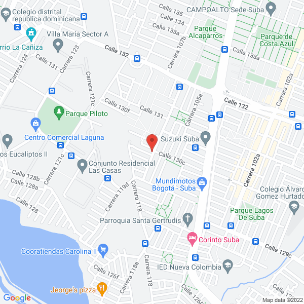 Mapa de Supermercado Ricaurte