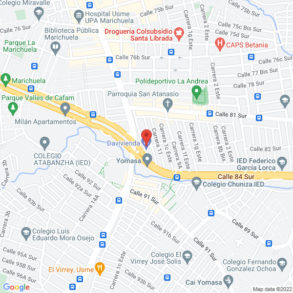 Mapa de Surtidora J.R.