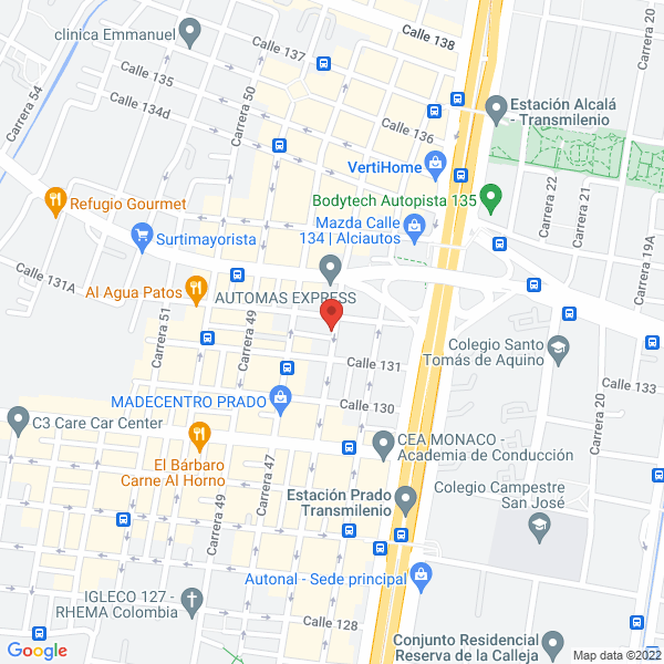 Mapa de Surtilatas Ltda.