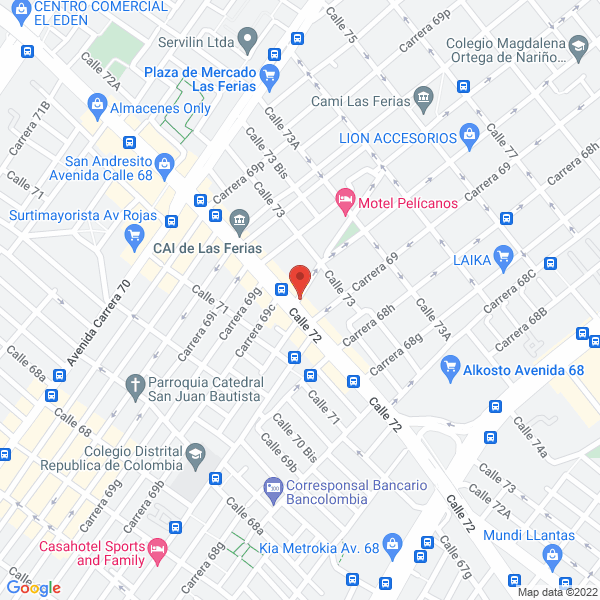 Mapa de Surtipanaderías