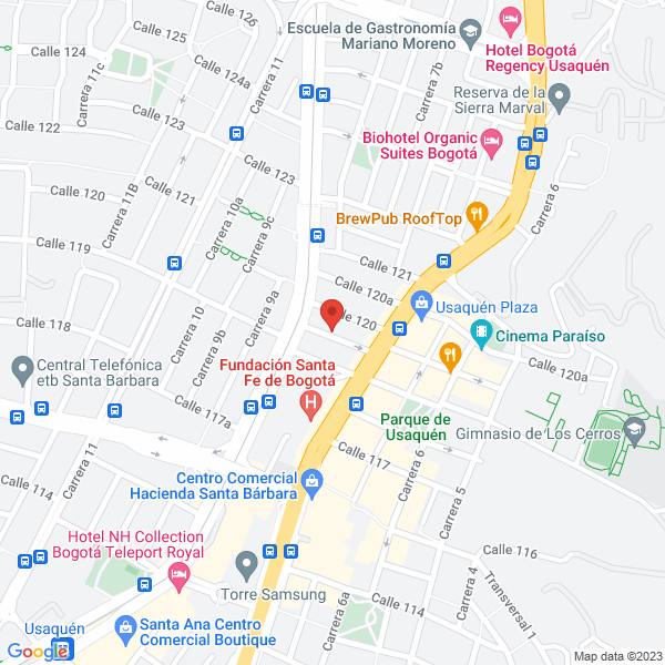 Mapa de Susana Saieh Pasabocas Y Buffet